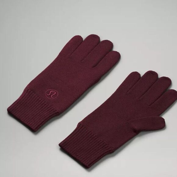 Lululemon Revelation Tech Gloves ~ Wool Blend~Tech friendly fingers ~ size M/L - Picture 2 of 10